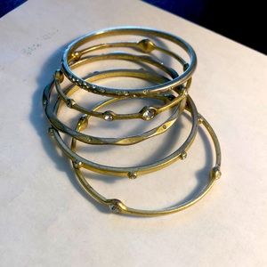 Lia Sophia 5 piece bangle set!